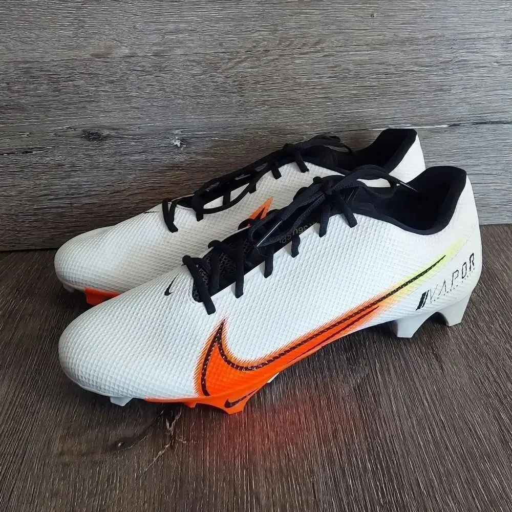 Nike Vapor Edge Speed 360, CD0083-100, White, Mens Football Cleats, Size 14